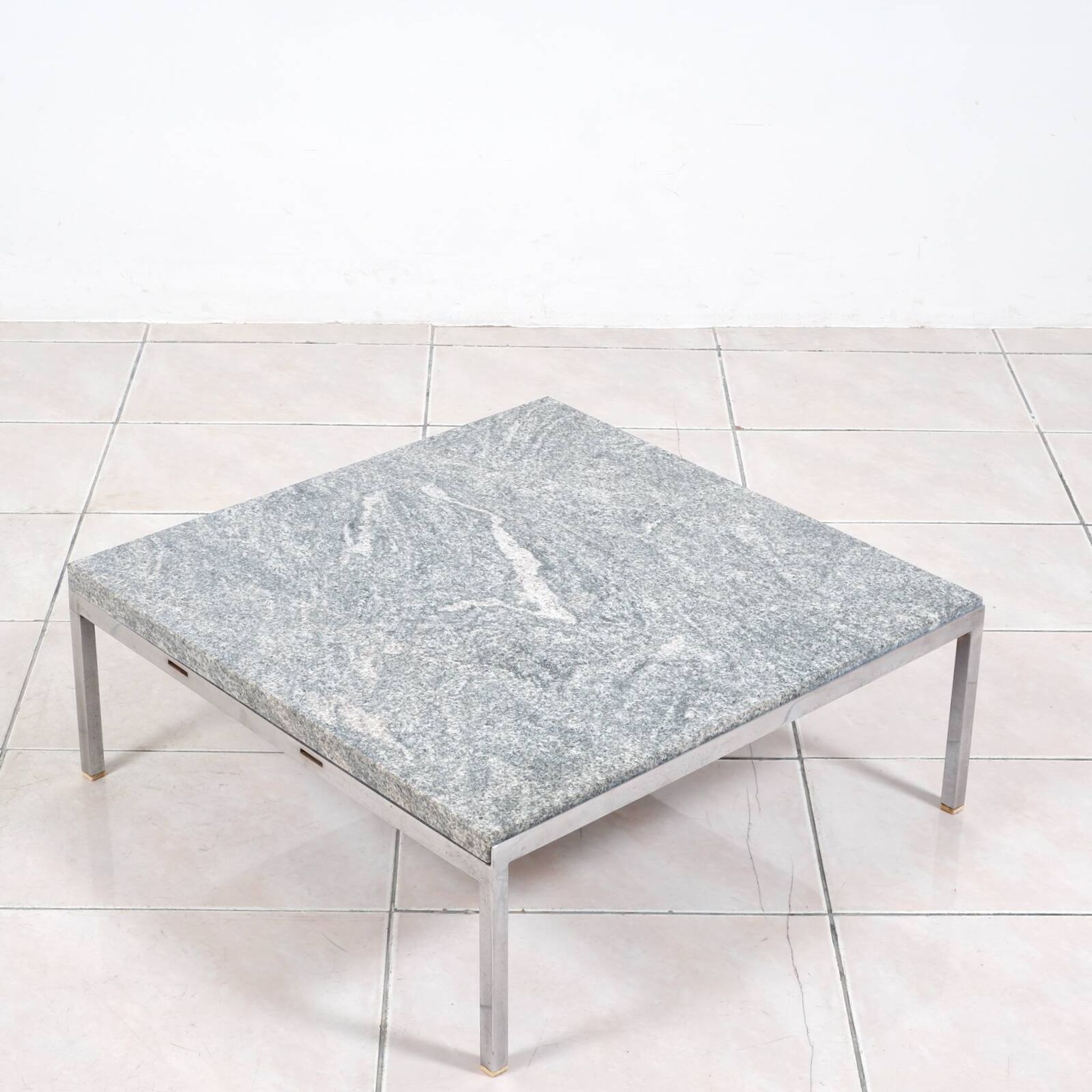 Wittmann Constanze coffee table with granite table top by Johannes Spalt