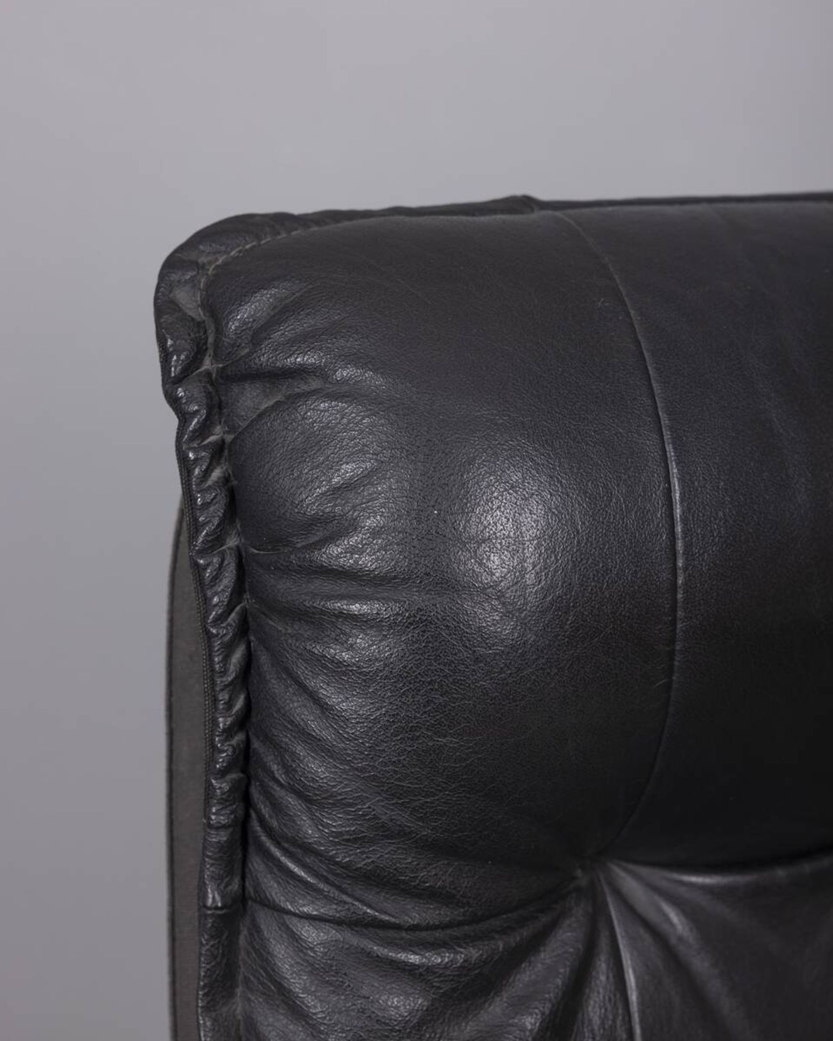VINTAGE 1970S ARMCHAIR WITH FOOTREST IN METAL AND LEATHER, ITALIAN DESIGN