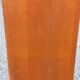 Vintage oak wardrobe with metal legs from the 1950s.