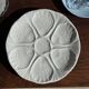 Set of 4 oyster plates Limoges France D25