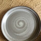 Series of 5 dessert plates in sandstone