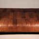 Lit de jour 'DS-80' en cuir patchwork cognac par De Sede, Suisse