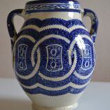 Large vase from the Serghini workshop, ancient Moroccan ceramics, first half of the 20th century.