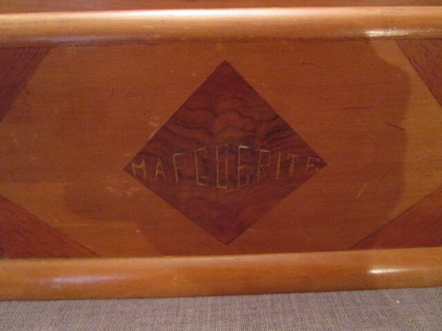 Large old wooden letter holder