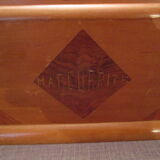 Large old wooden letter holder