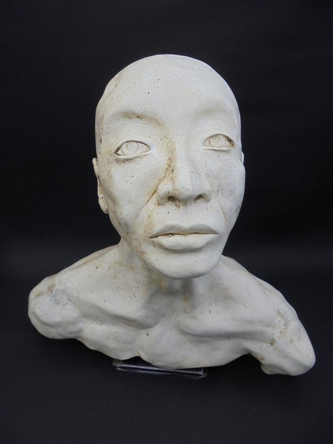 Plaster bust