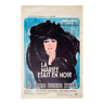 Original cinema poster "The bride was in black" François Truffaut, Jeanne Moreau 1968