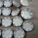 Longwy iron earth dinnerware set