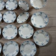 Longwy iron earth dinnerware set