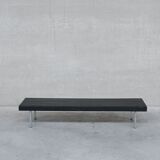 Mid-century slatted wooden bench or coffee table