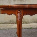 Oval table, Regency style, integrated extensions