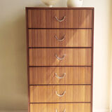 Commodity rag with 6 drawers - Meredew - teak - 1960