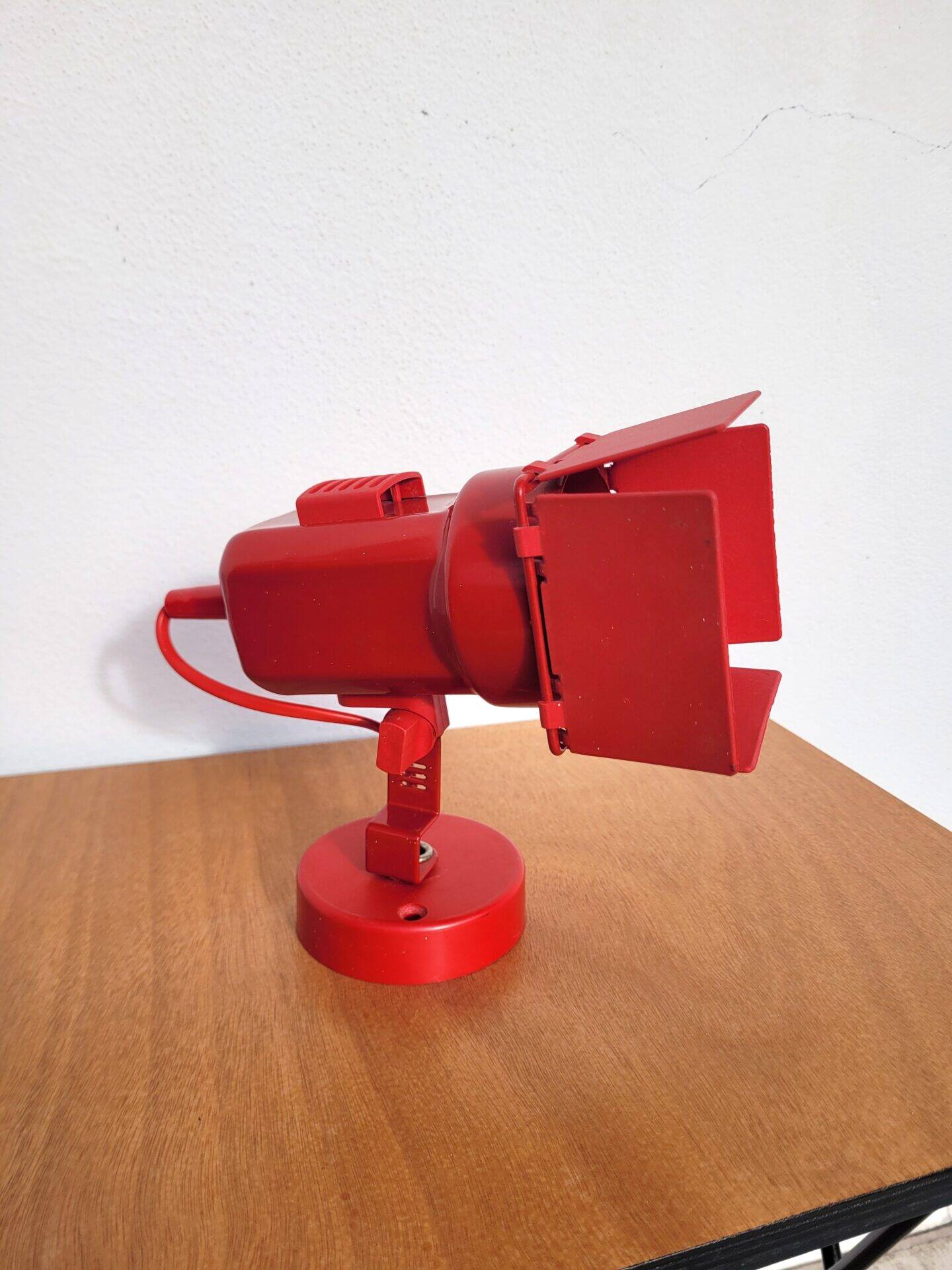 Vintage wall lamp in the style of an 80s spotlight