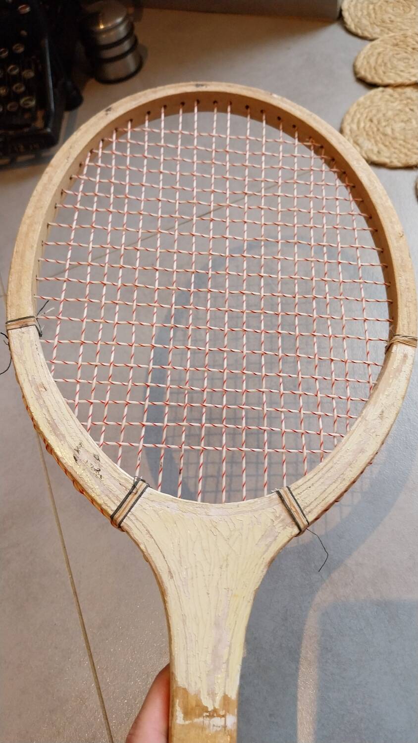 Old tennis racket
