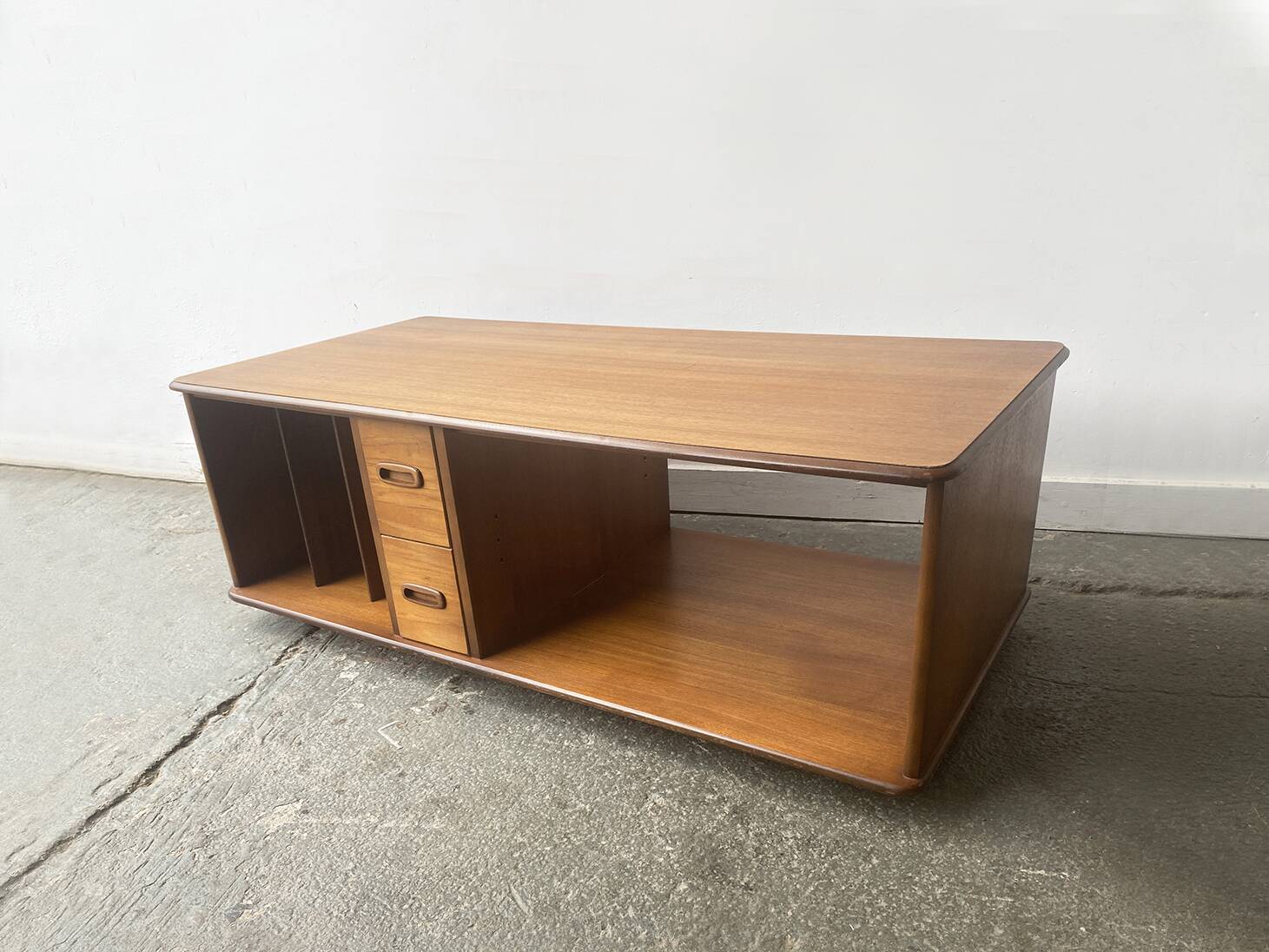 1960/70s Mid-century teak media Unit / TV stand / low cabinet by Meredrew