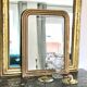 Miroir Louis Philippe doré 78x60cm