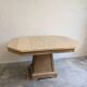 Art Deco oak extendable table – 114 to 228 cm