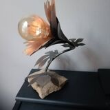 Flower lamp, Maison Jansen style, 1970s