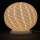 1980s Glass Globe Table Lamp , Italy