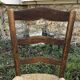 Paire de chaises paillées rustiques