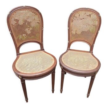 Louis XVI canning chairs