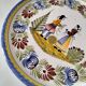 Large plate HB Henriot Quimper decor Tradition 32 cm