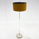 Lampadaire Mid Century, Allemagne, années 1970, nouvel abat-jour fait à la main