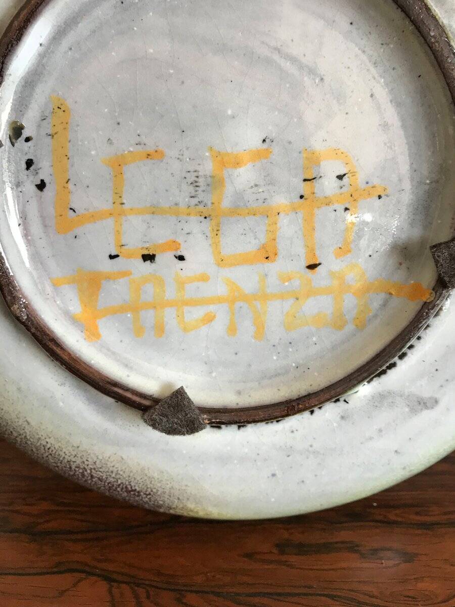 Italian Ceramic Centerpiece from Lega Faenza, 1960s