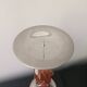 Vintage amber candlestick