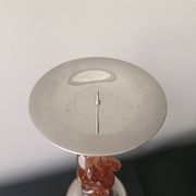 Bougeoir vintage ambre