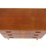 Commode scandinave en acajou, Suède, 1950