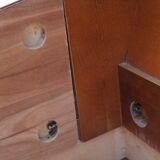 Beech sleigh bed