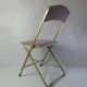 Folding chair chaisor powder pink velvet