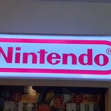 Luminous sign advertising nitendo