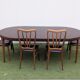 Extendable dining table in rosewood – Ib Kofod-Larsen – Denmark,
