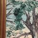 Original Swedish Oil on Canvas – “Tree” by Stig Allan