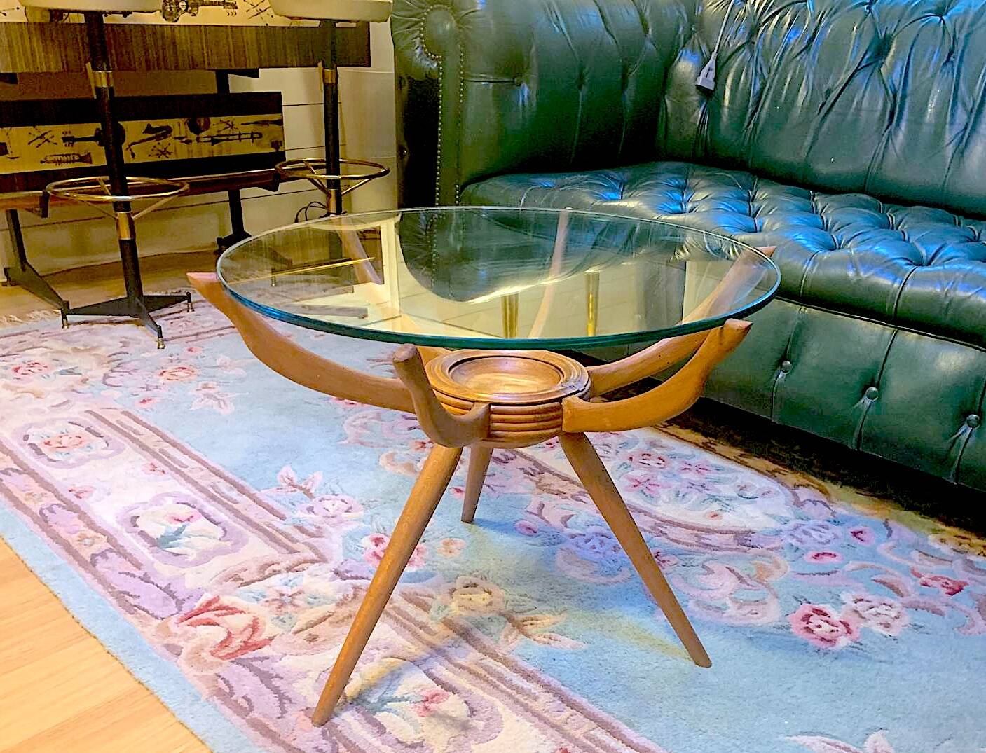 Carlo De Cali, "Ragno" (Spider) coffee table, Italy, 1950s