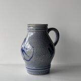 West Germany blue carafe H19.5