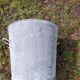 Old zinc basin