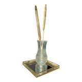 Chic countryside style vase with woven patterns