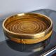 Rattan and brass top, Italy, 1970
