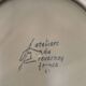 6 petites assiettes a dessert peintes a la main, Atelier du Revernay,