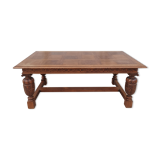 Renaissance style oak table