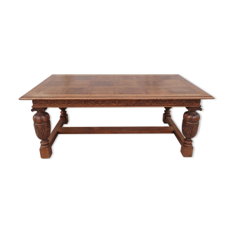 Table style Renaissance en chêne