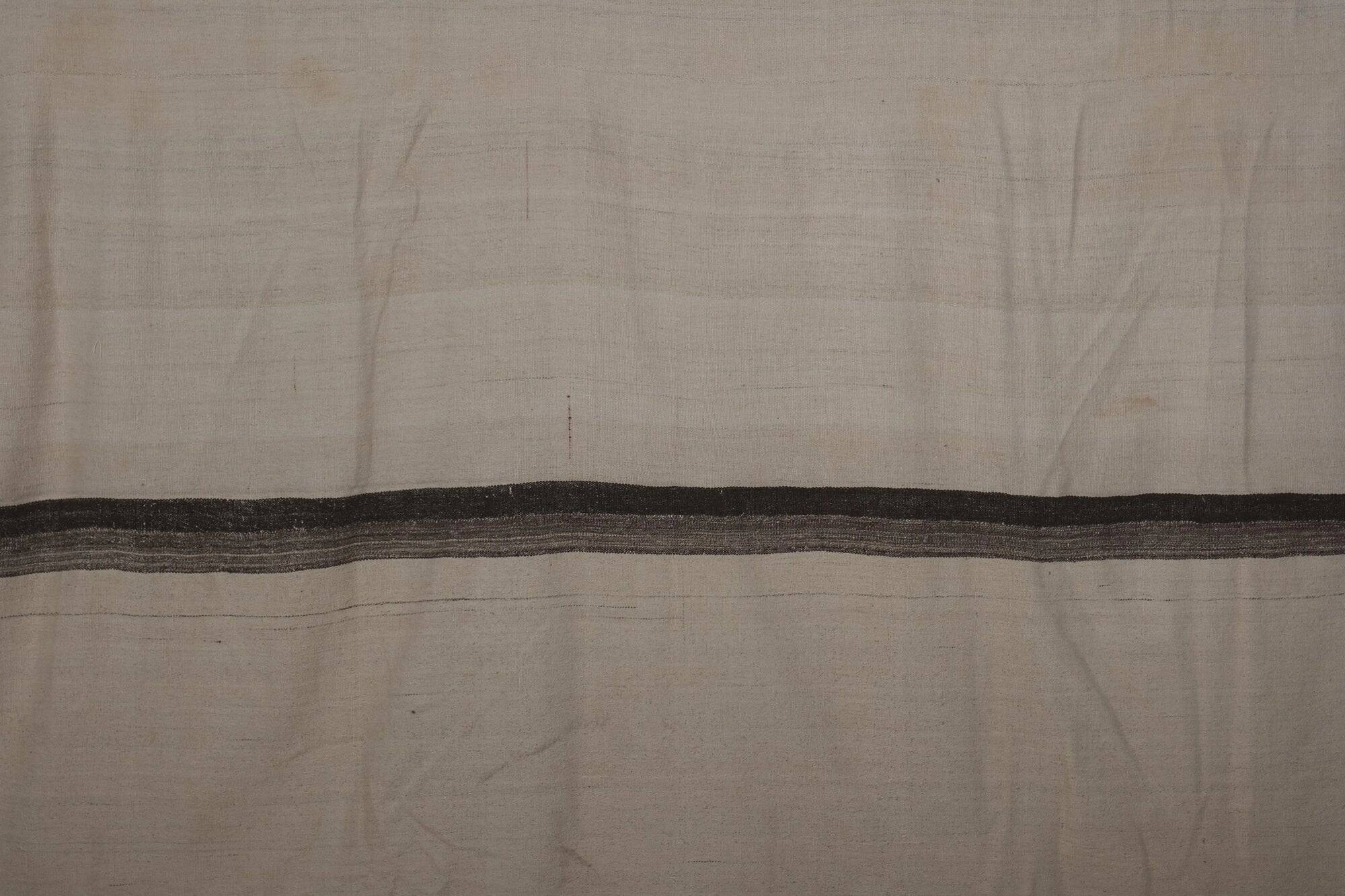 Vintage Turkish kilim, handwoven, 355x349 cm.