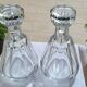 Pair of Baccarat crystal decanters, Harcourt Talleyrand model, signed