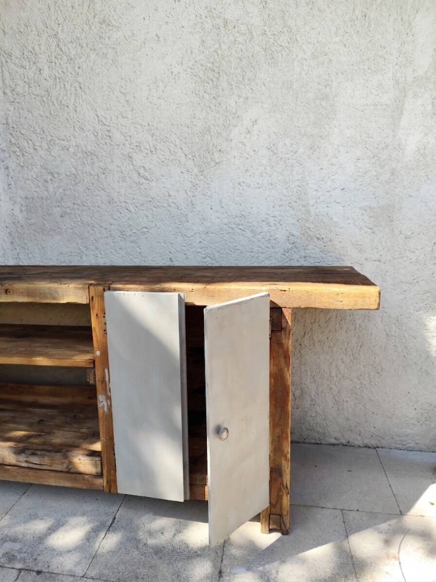 Large solid wood workbench