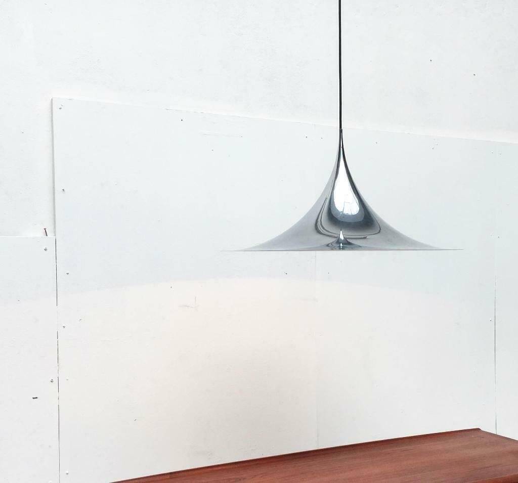 Vintage semi-suspension lamp by Bondrup & Thorup for Fog & Mørup