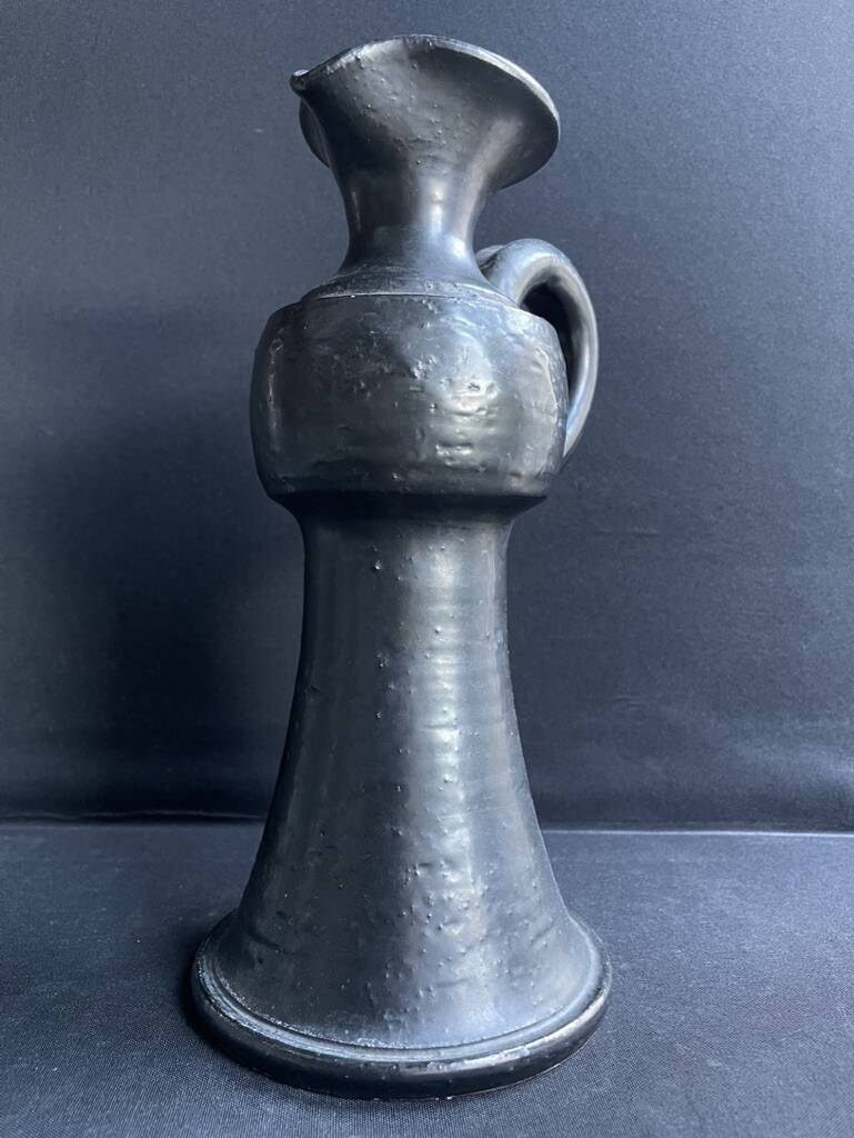 Terracotta pitcher signed Jean Marais - Vallauris