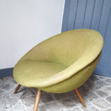 Chair egg egg 50s green